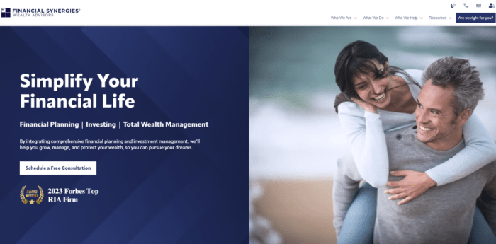 Financial Advisor Websites - 40 of the Best | Thomas Digital